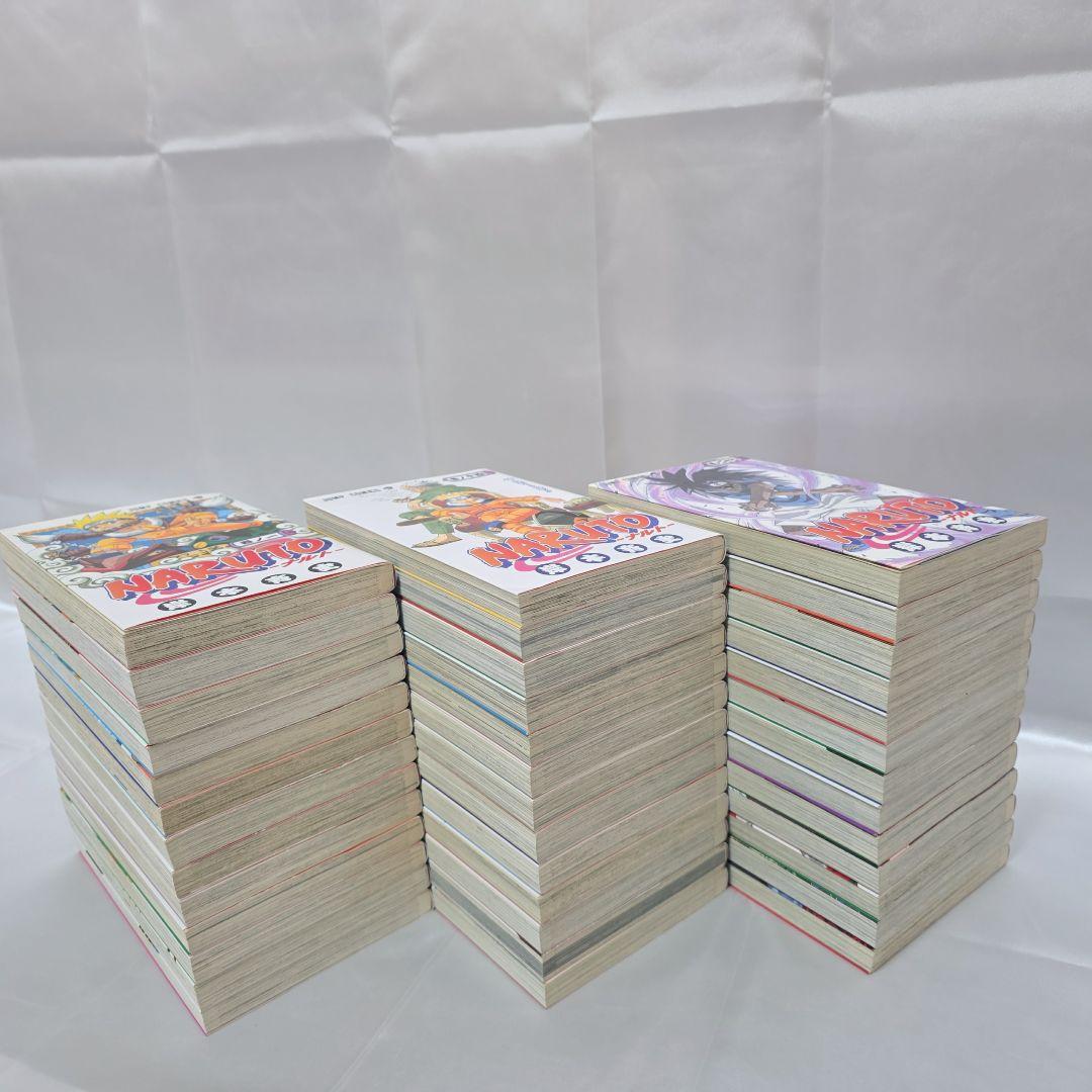 NARUTO 全72巻[完]+関連本2冊セット/全巻簡易クリーニング済み/N01