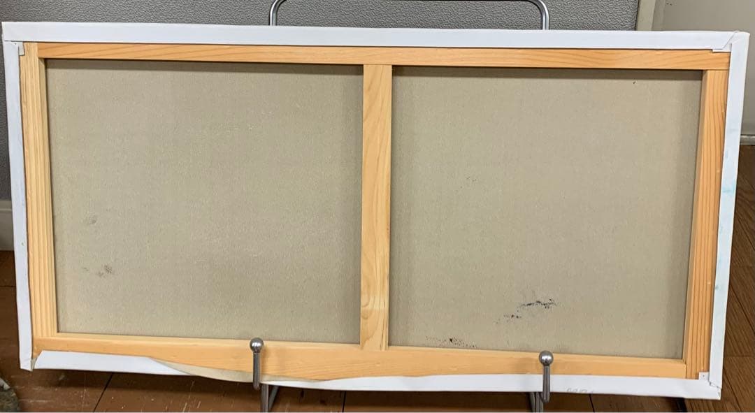 油彩　肉筆　波　海　油絵