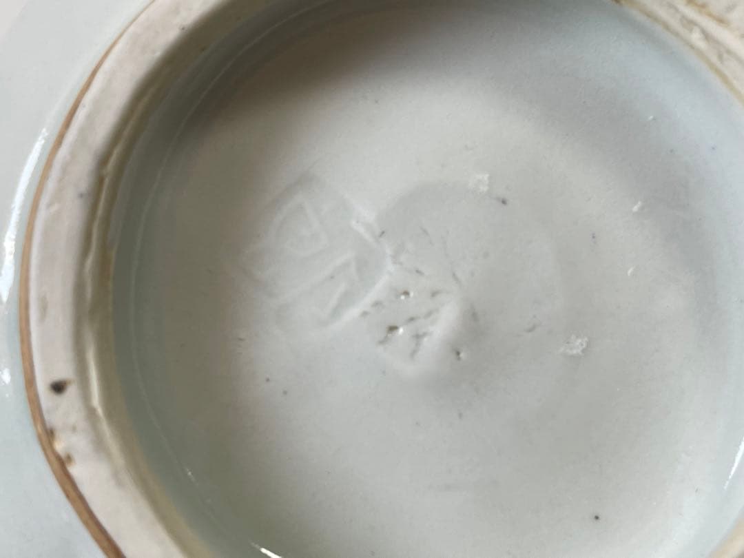 陶芸家　作家物　松尾貞一郎　貞土窯　染付　徳利　花文様　面取　李朝　写　共箱