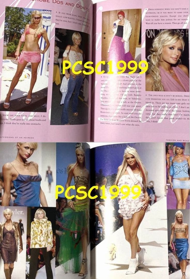 パリス・ヒルトン / Paris Hilton 直筆サイン本 + 生写真 +