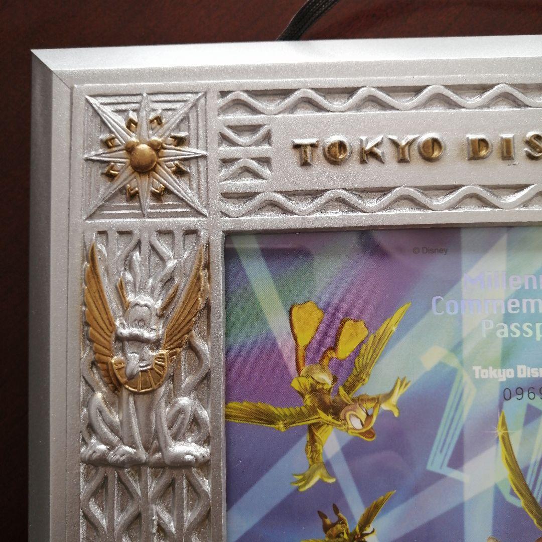 東京ディズニーランドミレニアム記念限定パスポート 額縁入　2000　JCB