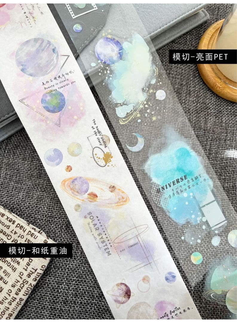 自元素文创《星球奇遇》海外マスキングテープ　マステ 【2286】