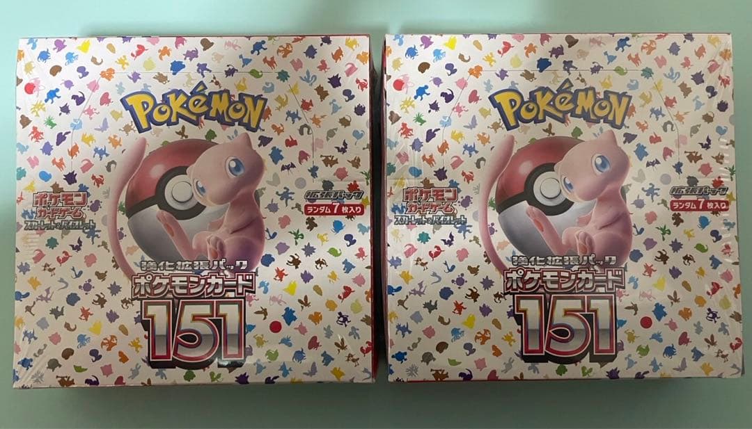 ポケモンカード 151 BOX シュリンク付き 2box