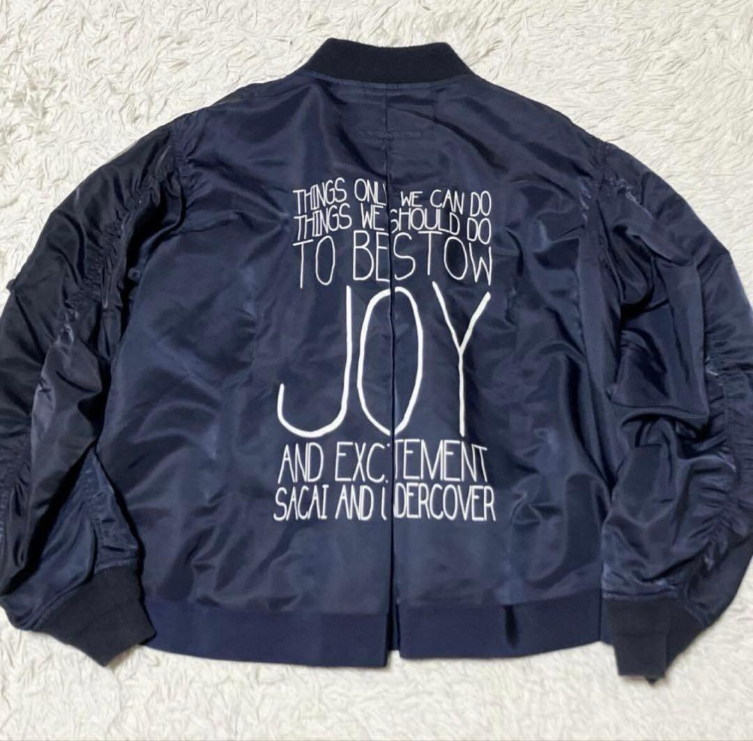 sacai UNDERCOVER ブルゾン　MA-1 サカイ　アンダーカバー