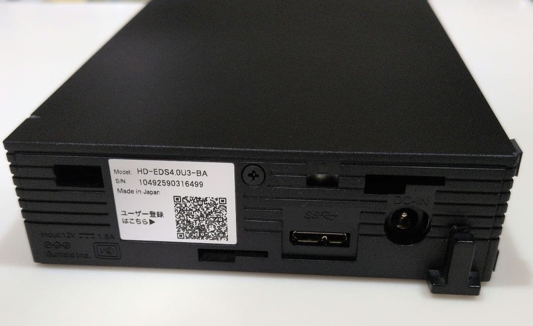 バッファロー 外付HDD 4TB HD-EDS4.0U3-BA