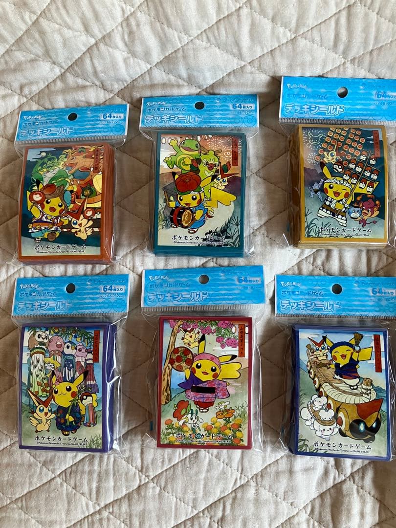 【東北限定】ポケモン『ぬいぐるみ（6種）』＆『デッキシールド（6種）』セット販売