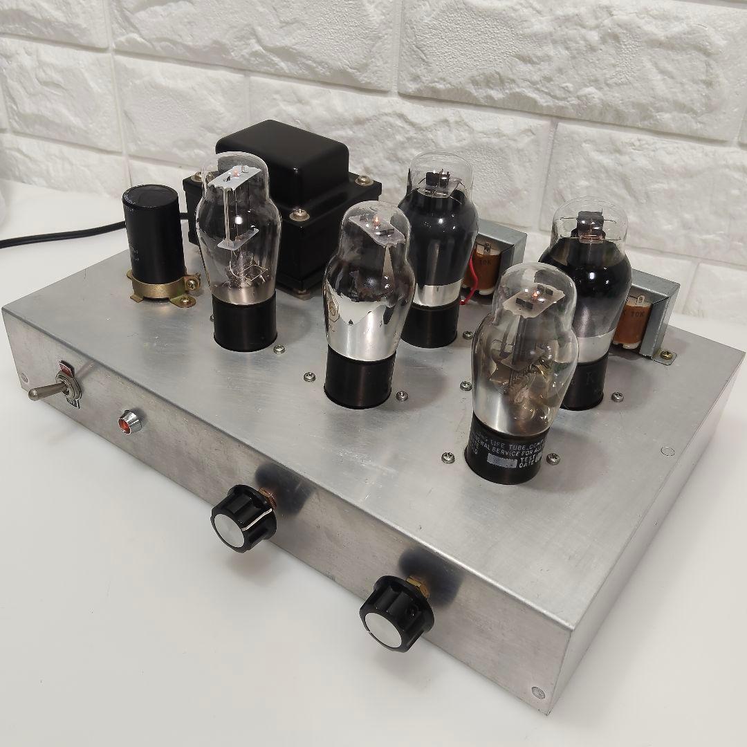 自作 真空管 パワーアンプ 動作品
