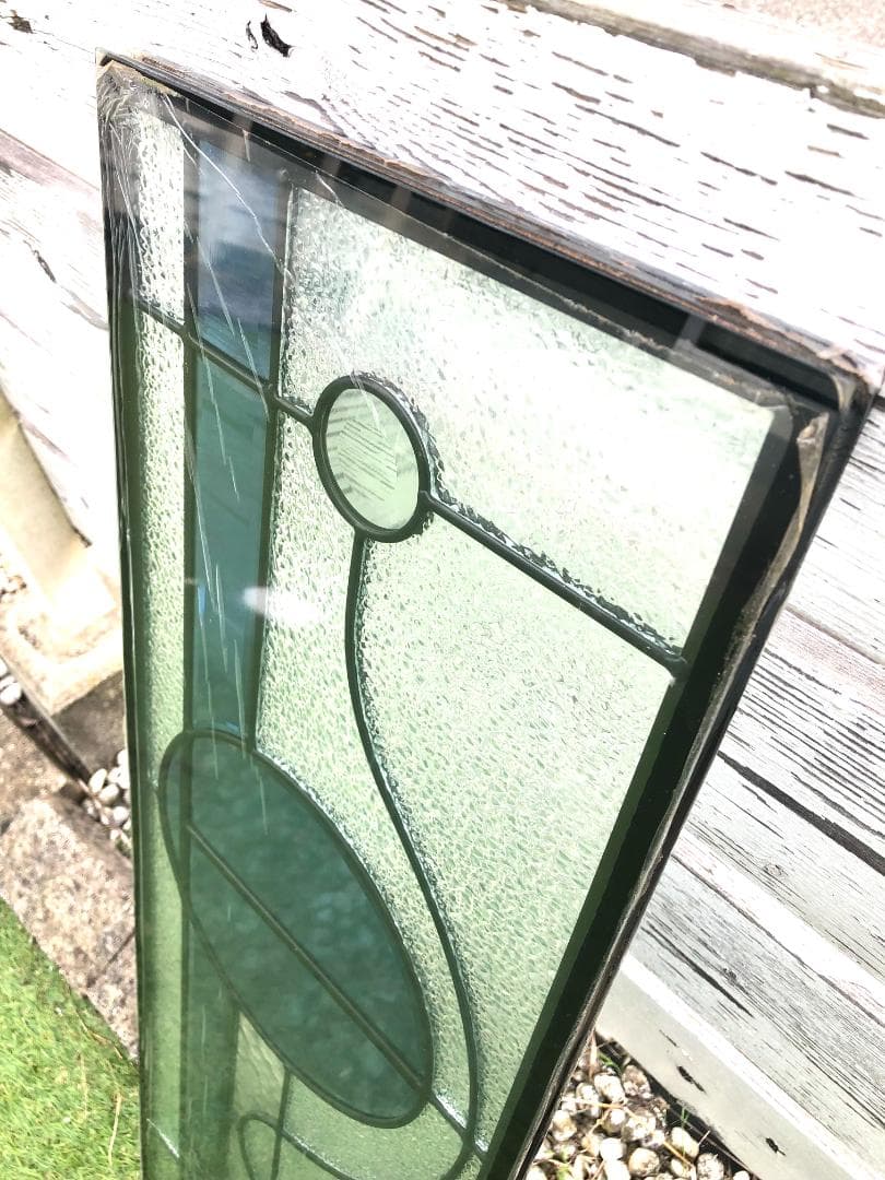 大型 ステンドグラスパネル 三重構造 高性能 住宅 玄関ドアリフォーム用 DIY