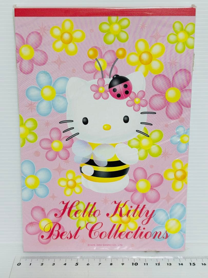 シール　24柄　大判メモ　エンジェル　ハローキティ　メモ帳　平成レトロ　サンリオ