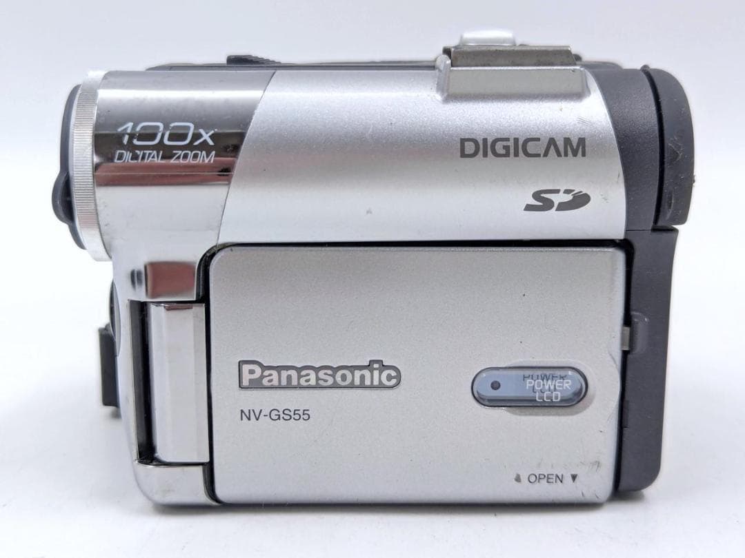 miniDVのダビングに Panasonic ビデオカメラ NV-GS55 1