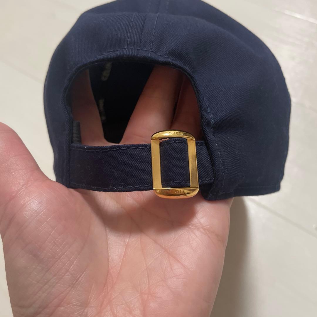 celine C刺繍 ベースボールキャップ　サイズL