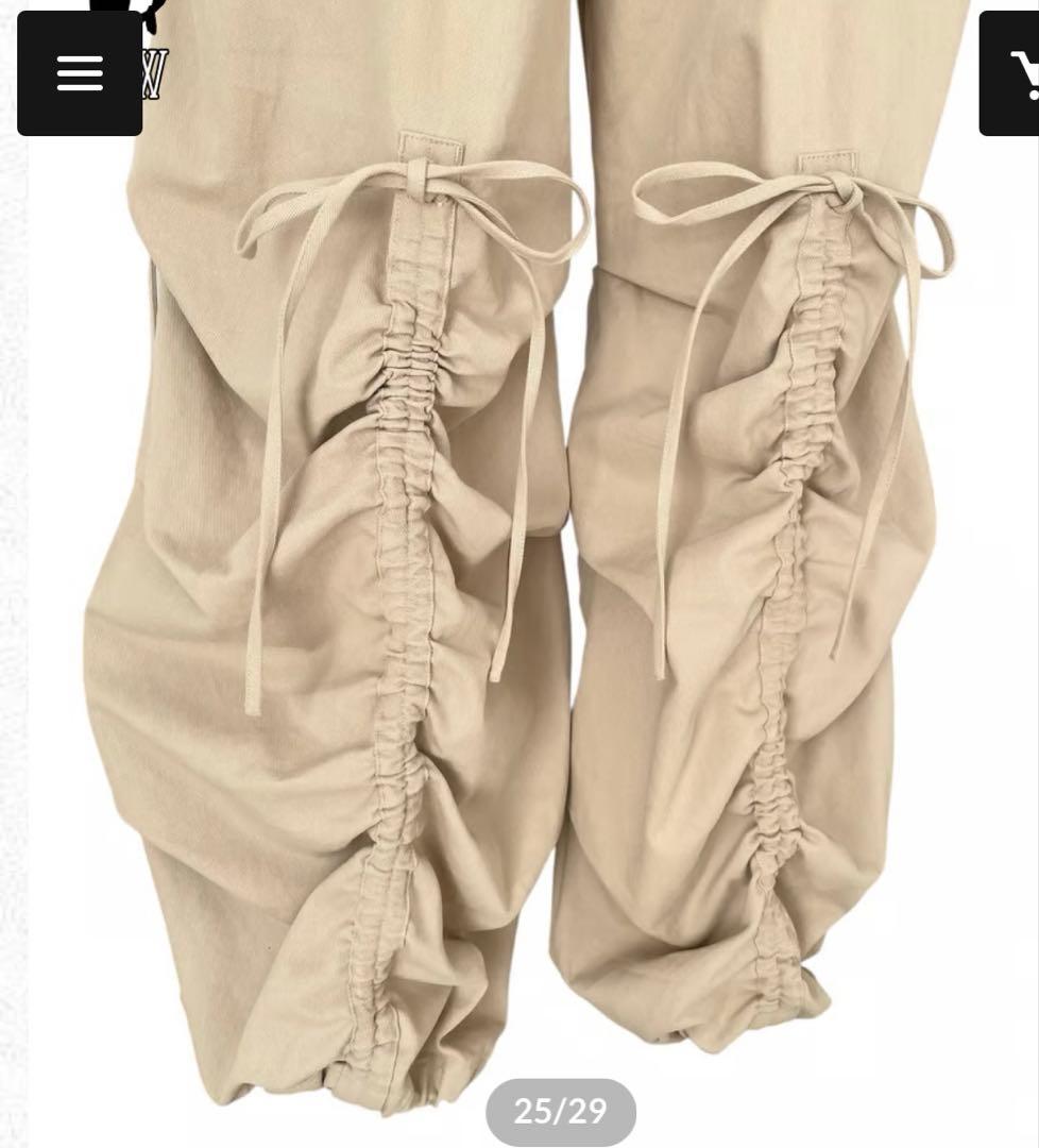 fiction Tokyo サイドカットボリュームパンツ