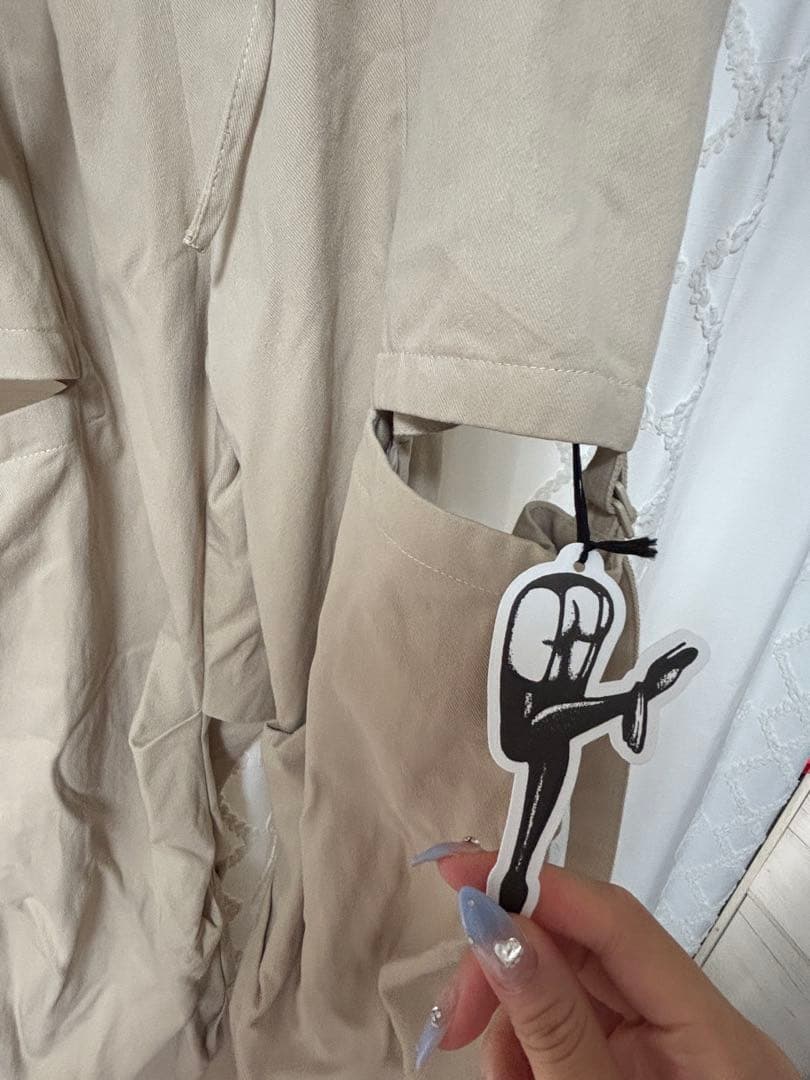 fiction Tokyo サイドカットボリュームパンツ