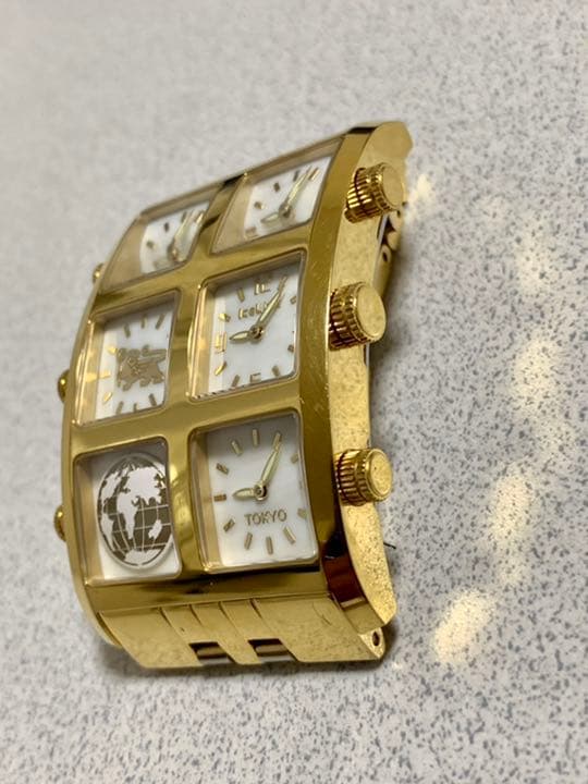 腕時計 ICELINK ゴールド GOLD 時計 アイスリンク 箱付き ウォッチ