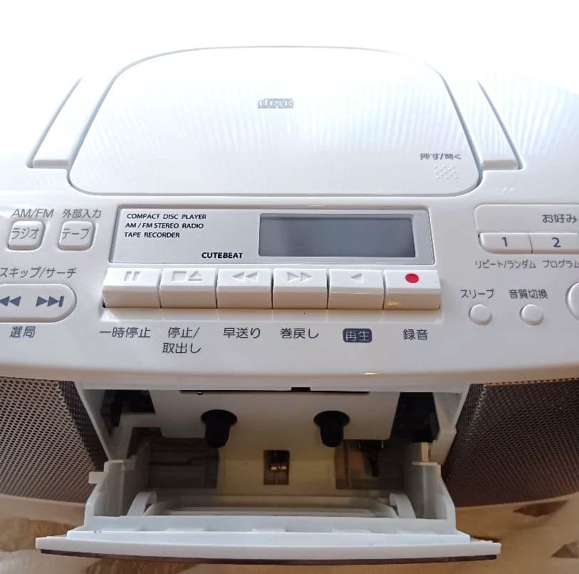TOSHIBA ポータブルCD＆カセットプレーヤー TY-CDS7　2WAY電源
