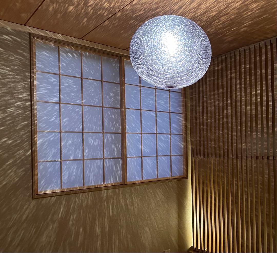 【MAYUHANA 】ペンダントライト　ブラックΦ470mm￼