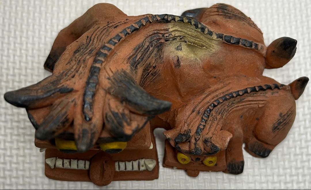 中川伊作 シーサー 南蛮焼 知花 知花窯 琉球 やちむん 沖縄