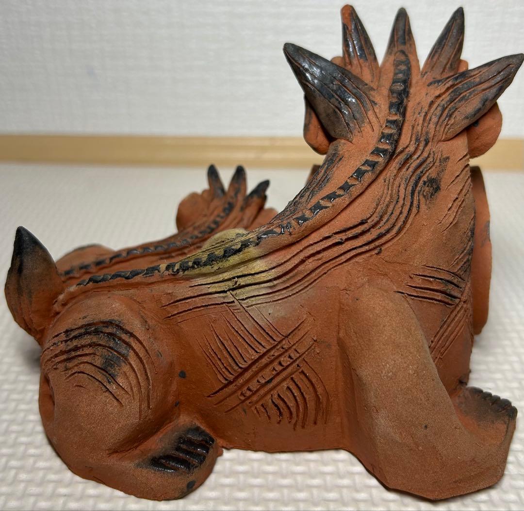 中川伊作 シーサー 南蛮焼 知花 知花窯 琉球 やちむん 沖縄