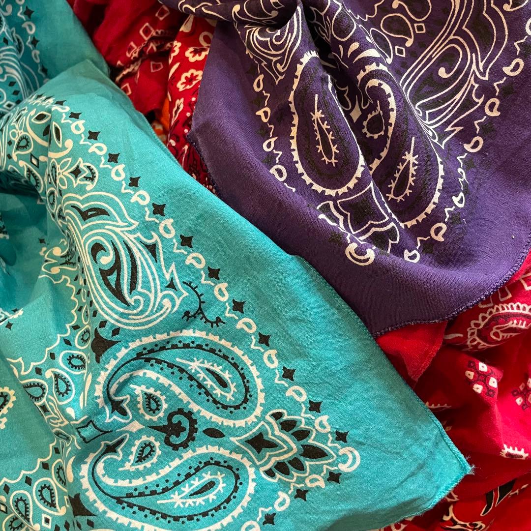 バンダナ　30枚　まとめ売り　ALL USA製　60~00s ビンテージ