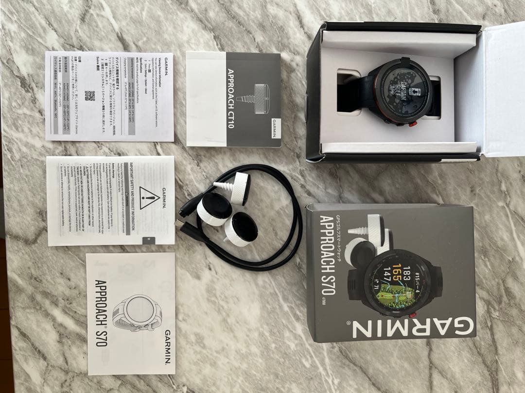 Garmin S70 47mm Z30 CT10×3 ゴルフ用フルセット