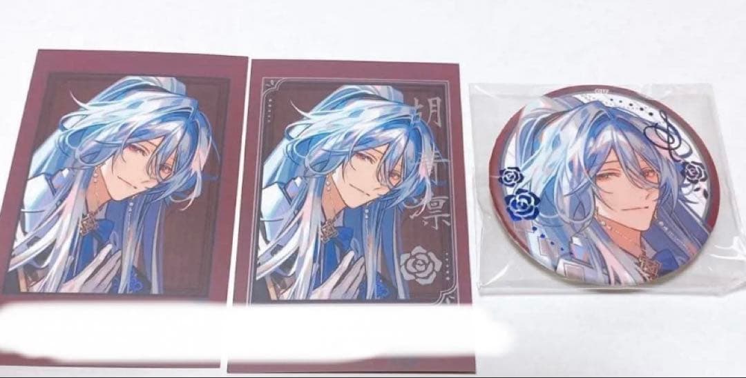 マツリカ 胡青凛 オトふゆ ミニフォトカード 署名入り 缶バッジ