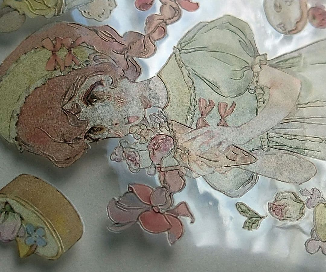 ✩再販✩J45＃夢中的愛爾莎(水晶)檸檬樹 切り売り海外人物マステ女の子