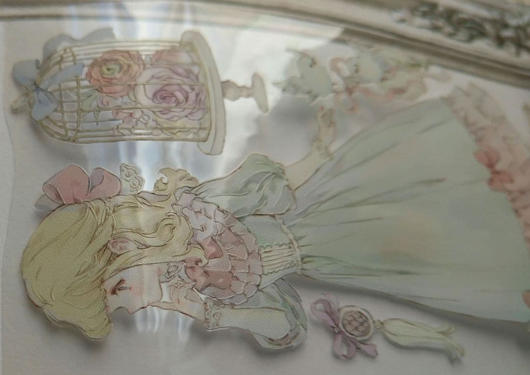 ✩再販✩J45＃夢中的愛爾莎(水晶)檸檬樹 切り売り海外人物マステ女の子