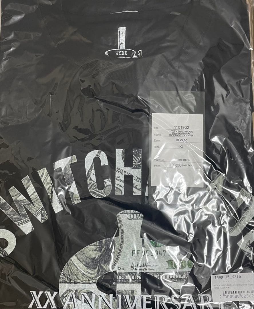 HYDE x SWITCHBLADE Tシャツ　 XX ANNIVERSARY