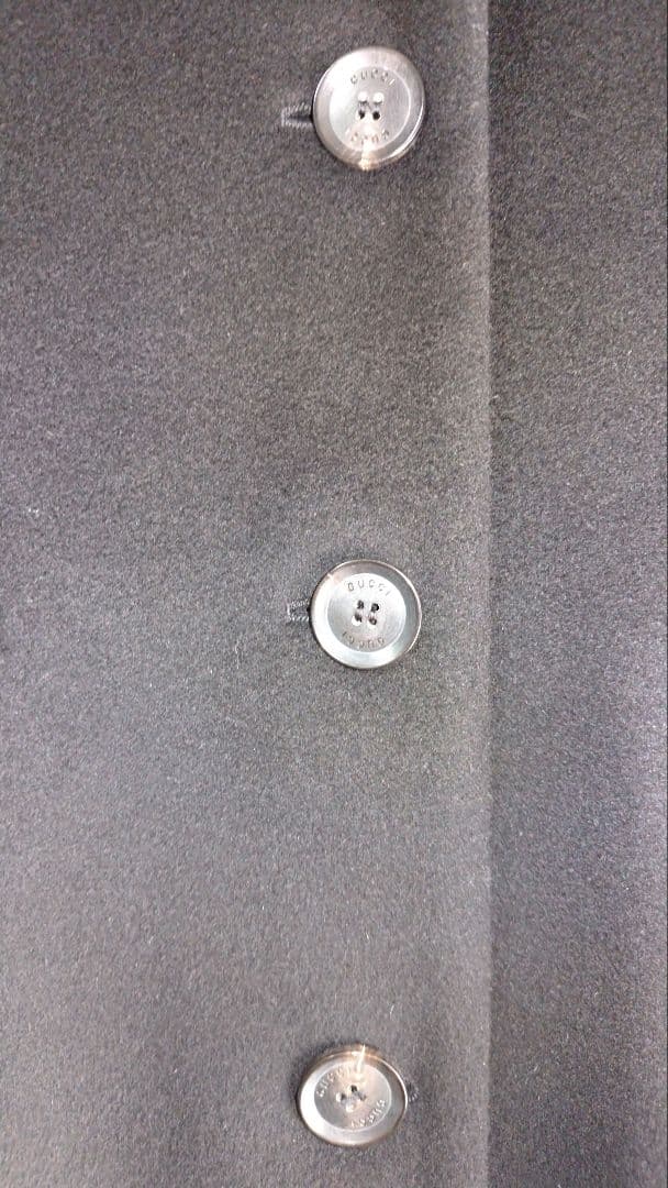 GUCCI ブラック チェスターコート 42 レディース