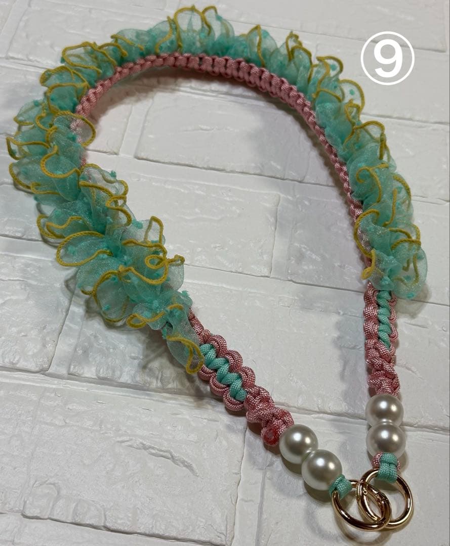 mami♪・*:.ღパラコード スマホハンドストラップ9点