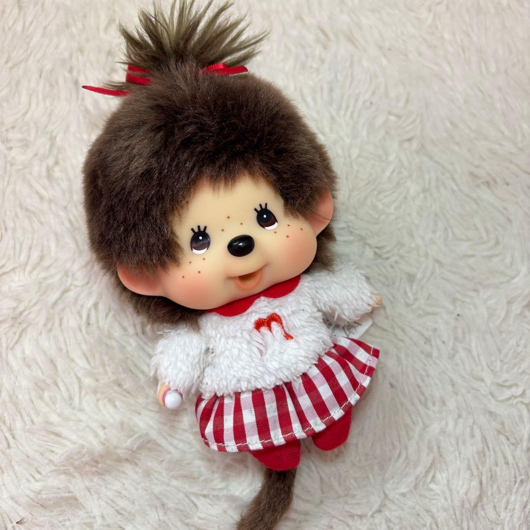 モンチッチ✨メイド　もこもこセーター　頭大きい　キーホルダー　2点　レア