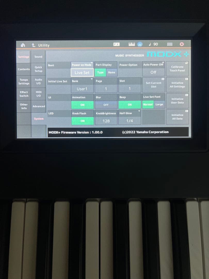 ヤマハ Yamaha MODX7+ シンセサイザー 76鍵　CubaseAI付