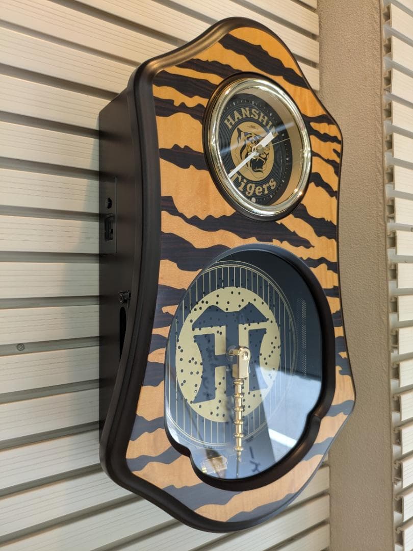 阪神タイガース　2003年優勝記念　オルゴール電波クロック