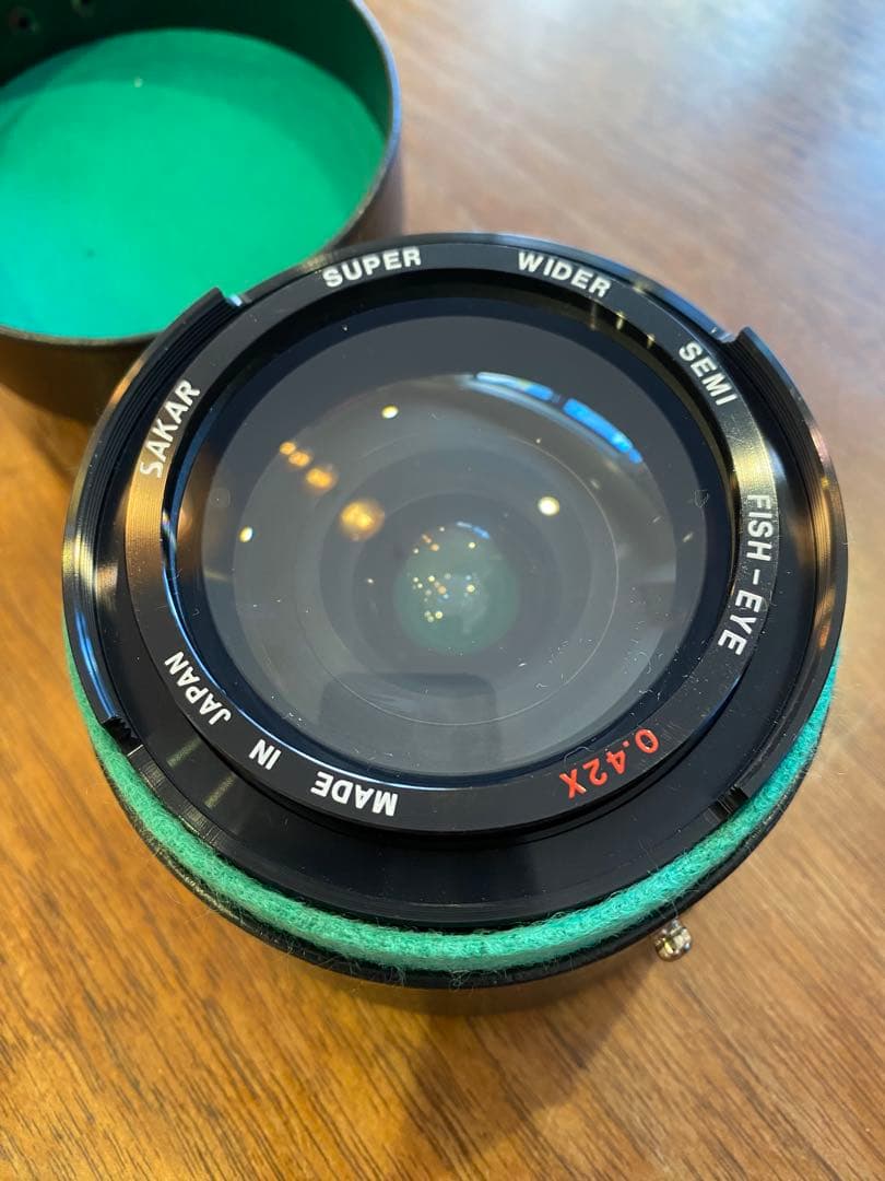 SAKAR 魚眼レンズ＆ケース　黒