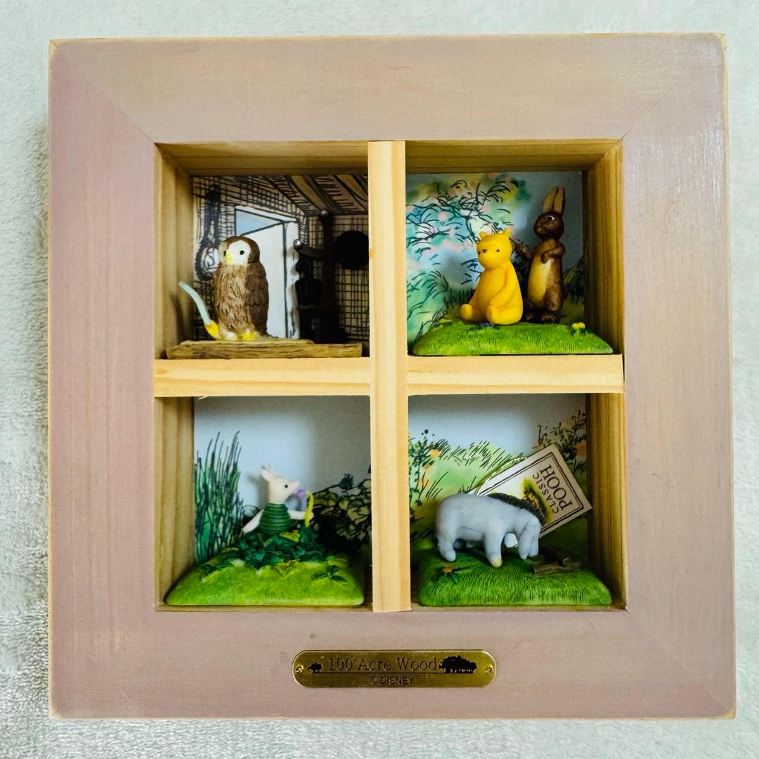 クラシックプー プーさん フィギュア ジオラマ 壁掛け 置物 人形 ベネリック