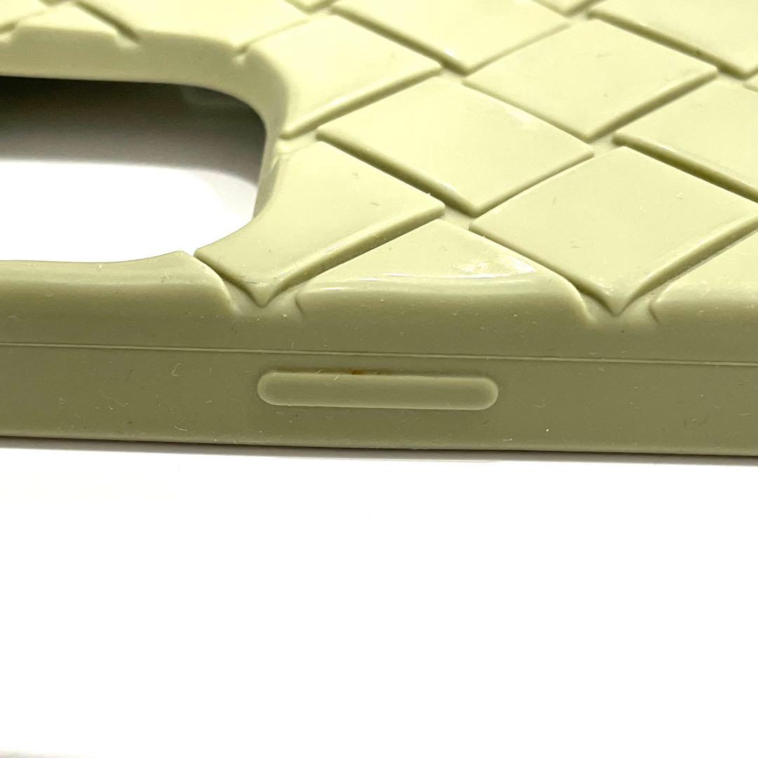 Y2505-144【美品】ボッテガヴェネタ スマホショルダー ライトグリーン