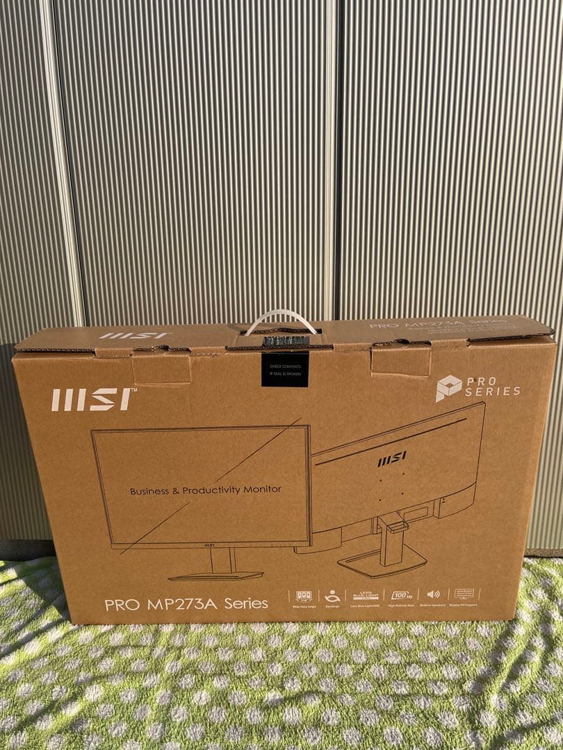 msi 27インチモニター　pro-mp273ap