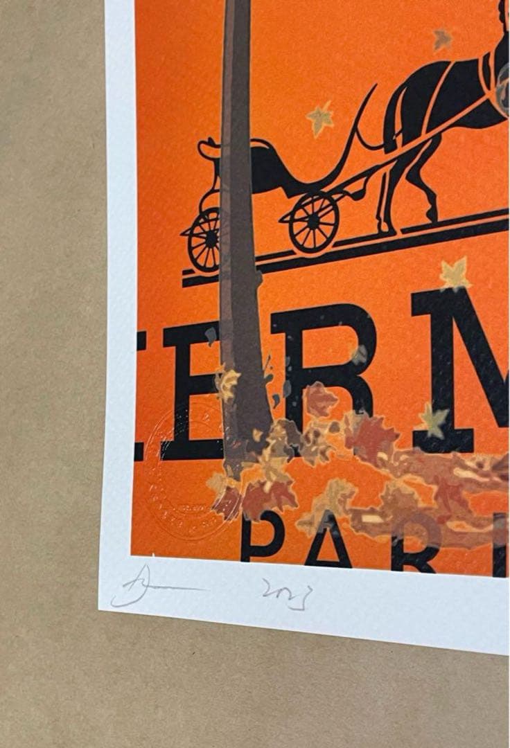 額付き/DEATH NYC/アートポスター/スヌーピー /チャーリーブラウン