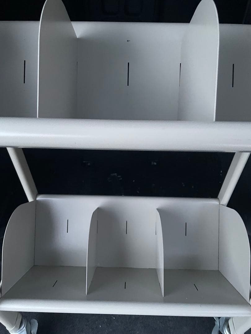 LION ライオン業務用　仕分けラック キャスター付 スチール棚 書類整理 1