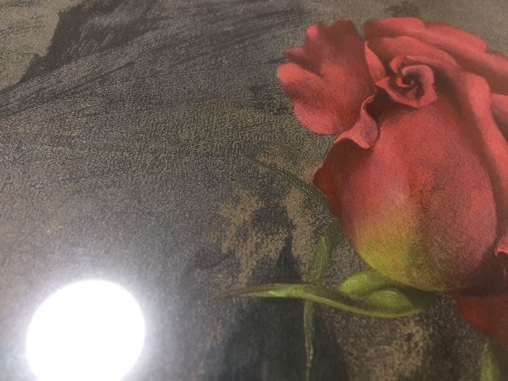 絵画 森下武 バラ