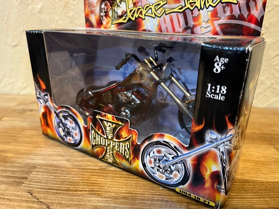 ウエストコーストチョッパーズ 1:18スケールバイクモデル