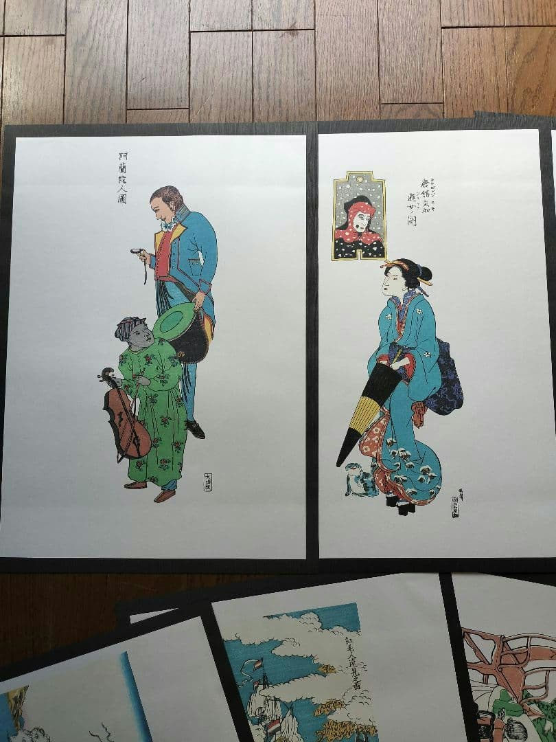 e*n様 ★長崎古版画（6枚セット+1枚、計7枚)1セット