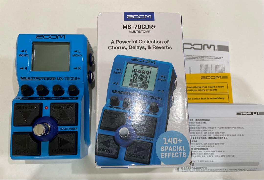 ZOOM MS-70CDR+ マルチエフェクター美品
