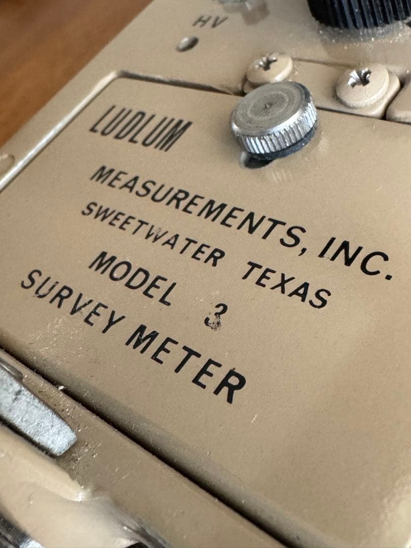Ludlum Model 3 Survey Meter(本体のみ)