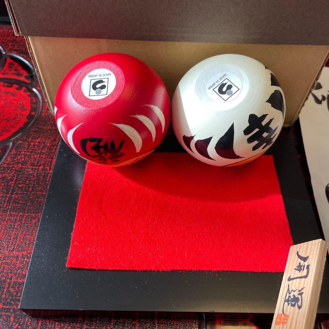 幸福だるま　縁起物　開運　卯三郎こけし