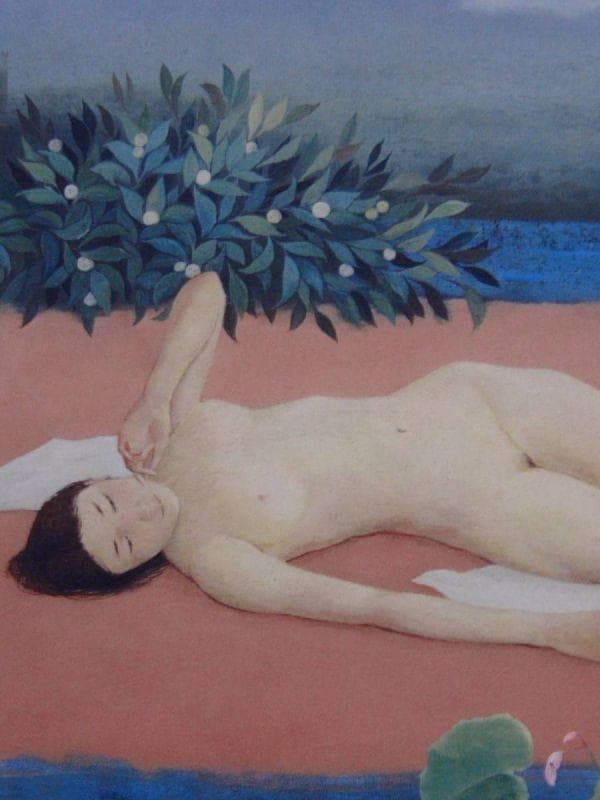 矢倉弘資、【畔】、希少な額装用画集より、新品額装付、状態良好