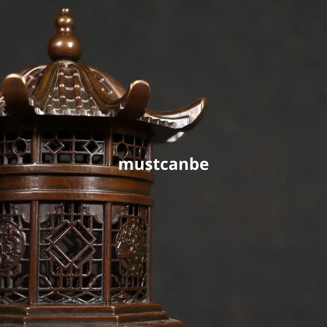 銅製 蘇工 宮灯 燭台 薫香炉 香道具 装飾品 工芸品 美術品 置物