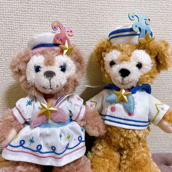 ダッフィー　シェリーメイ　ぬいぐるみ　お出かけポージープラッシー