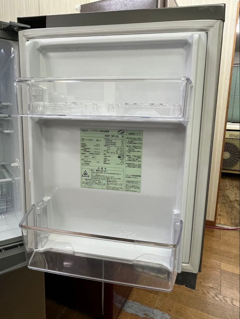 #78 冷蔵庫 AQUA 2021年 126L 右開き AQR-13K