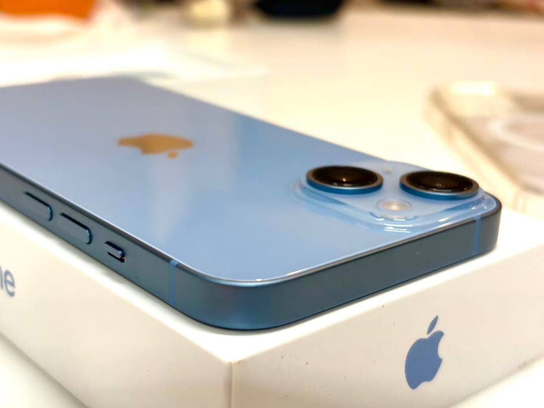 【電池100%】Apple iPhone 14 ブルー 本体 512GB